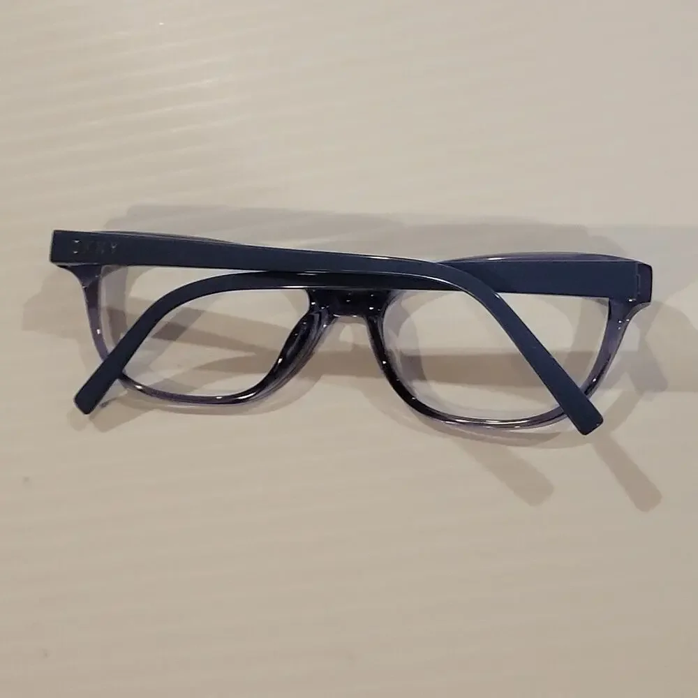 DKNY Eyeglasses Frame DK5011 400 Women Blue Cat Eye Full Rim 52-15-135